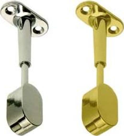 Reggitubo Finale Regolabile Ovale per Armadio 15 MMX30, Cromato 8 Pezzi - 2