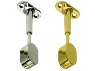 Reggitubo Finale Regolabile Ovale per Armadio 15 MMX30, Cromato 8 Pezzi - 2
