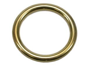 Anelli per Scorritenda Tubolari in Ottone Lucido Ø 18 mm 23 200 Pezzi - 2