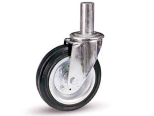 Ruote Industriali Gomma e Perno Girevole Tubo Innocenti 80BI Ø 200 mm MMX50 - 2
