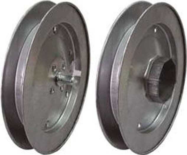 Puleggia con Calotta per Avvolgibili Rullo Ottagonale Ø 220 mm - 2