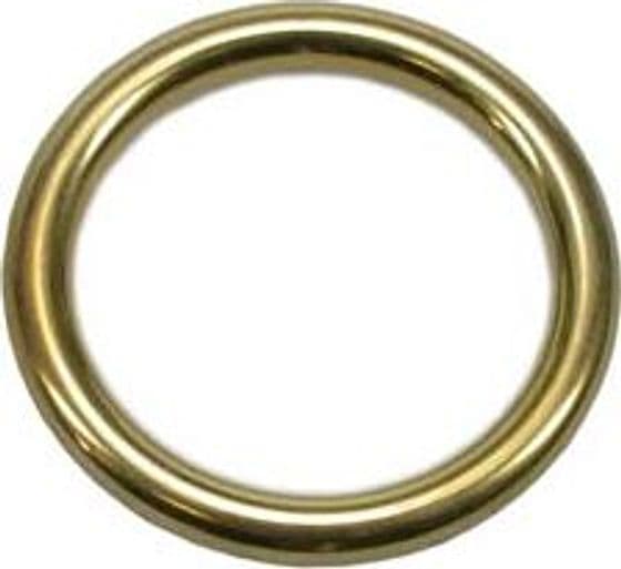 Anelli per Scorritenda Tubolari in Ottone Lucido Ø 44 mm 58 50 Pezzi