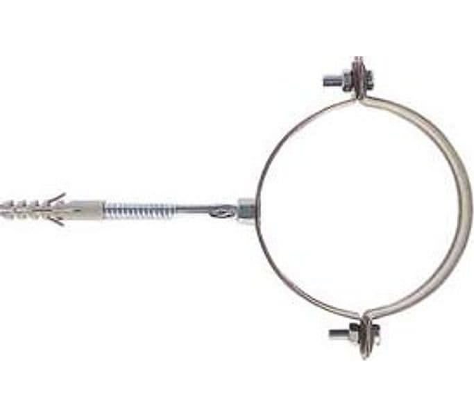 Collari per Pluviali Tondi Scp 80 Ø 80 mm Tassello Ø 10 mm Fischer 10 Pezzi