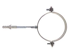 Collari per Pluviali Tondi Scp 80 Ø 80 mm Tassello Ø 10 mm Fischer 10 Pezzi - 2