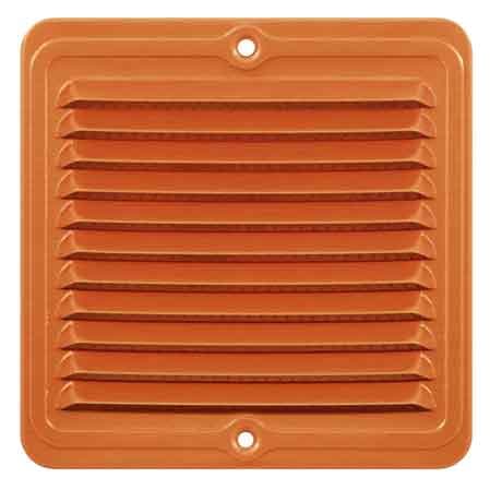Griglia di Aerazione Quadra in Rame Mm 230 x 230 - 2