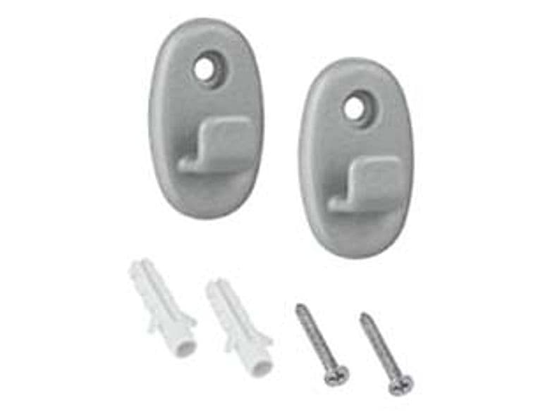 Set 2 Ganci in Nylon Serie Onda Metaltex 6 Pezzi - 2