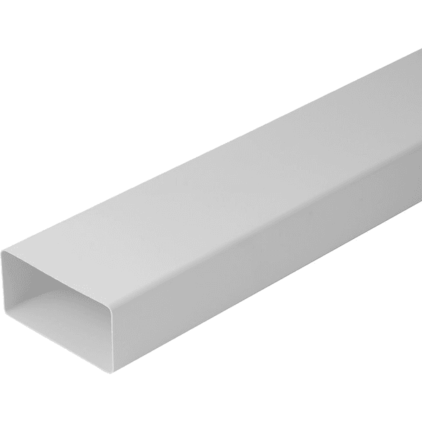 Tubo Rettangolare per Ventilazione Mm 110 x 50 Pes Barra 1 m - 2