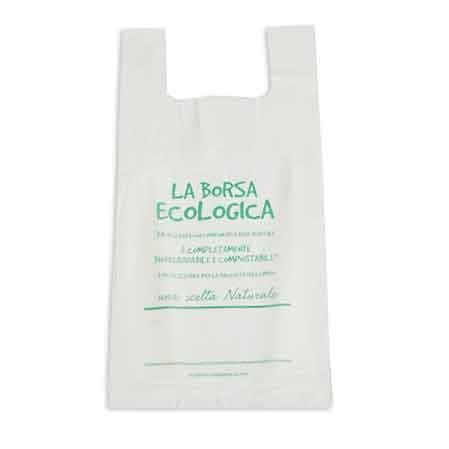 Shopper Biodegradabile e Compostabile 46 x 53 cm 15 l 4 kg - 2