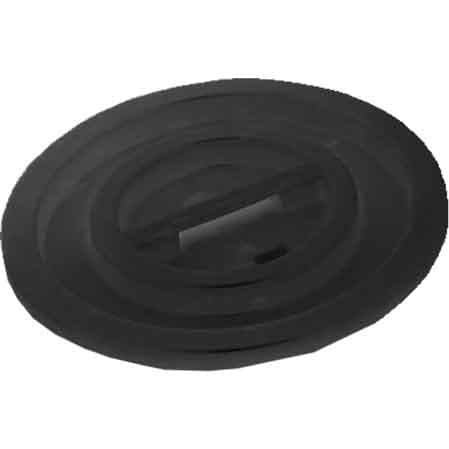 Coperchio per Bidone per Rifiuti Nero 100 l - 2