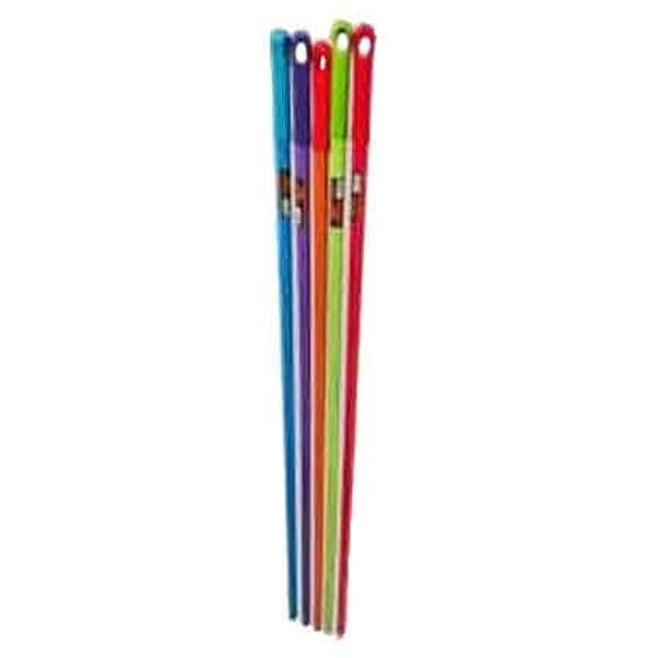 Manico per Scopa in Legno Filettato Rivestito in PVC Ideal Star 130 cm - 2