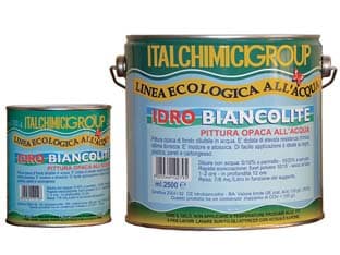 Pittura di Fondo Opaca All'Acqua Idrobiancolite 2500 ml - 2