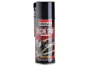 Olio di Silicone Spray 400 ml Trasparente (119704) Soudal 6 Pezzi - 2