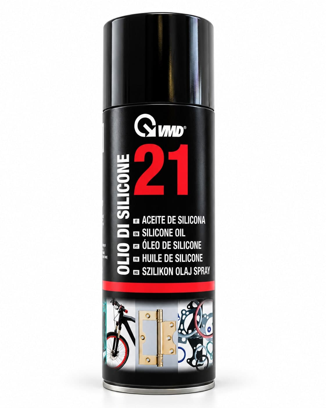 Olio Silicone Spray Vmd 21 Lubrificante Idrorepellente 400 ml 12 Pezzi