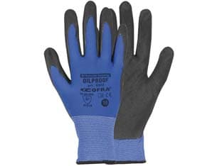 Guanti da Lavoro Oil Proof in Nitrile Tg.l 1 Dozzina Cofra - 2