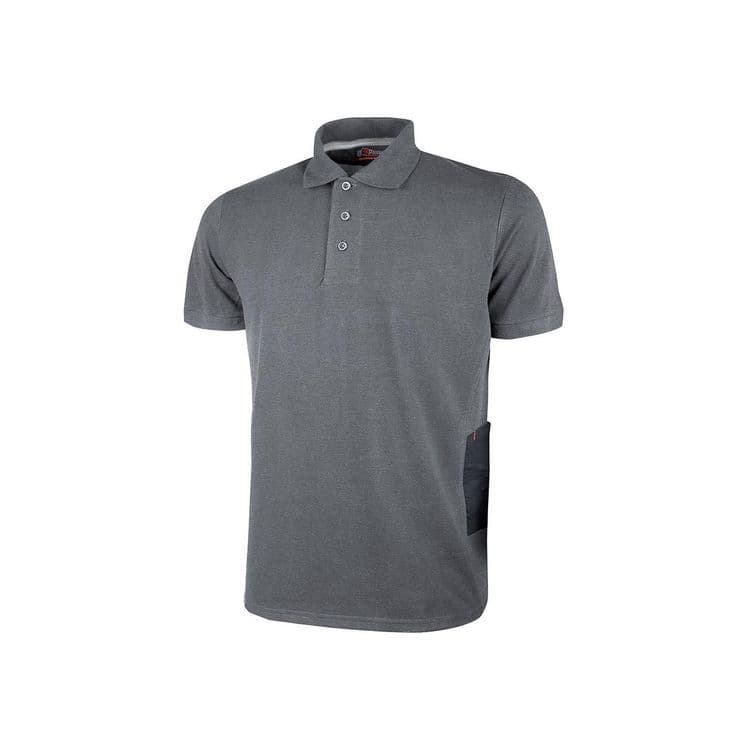 Polo Gap Manica Corta Slim Fit Tg.m Grey Meteorite Upower - 2