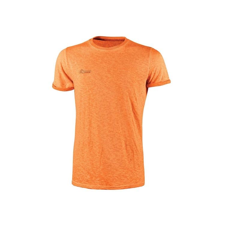 T Shirt Fluo Manica Corta Tg.m Orange 100% Cotone U Power 3 Pezzi - 2
