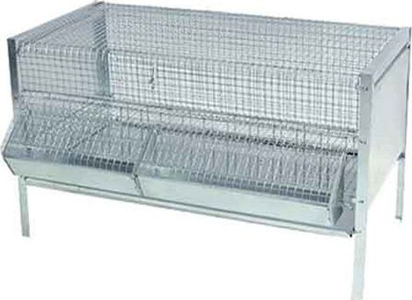 Gabbia Pieghevole per Pulcini Cm 100 x 50 x 60H - 2