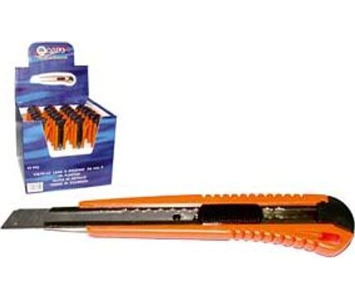 Cutter Piccolo 9 mm con Guida in Metallo Alte 24 Pezzi - 2