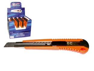 Cutter Piccolo 9 mm con Guida in Metallo Alte 24 Pezzi - 2