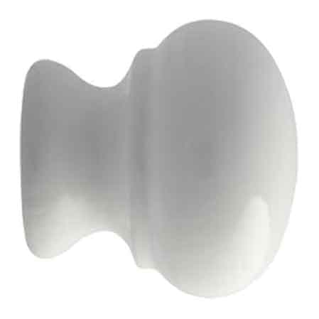 Pomolo Legno Laccato 101 Ø 30 Bianco - 2