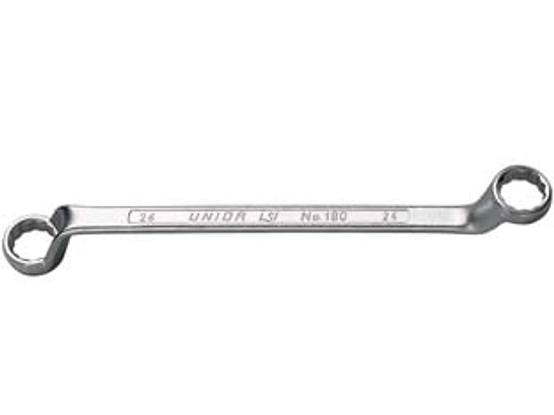 Chiave Poligonale Cromata Doppia Curva 18 MMX19