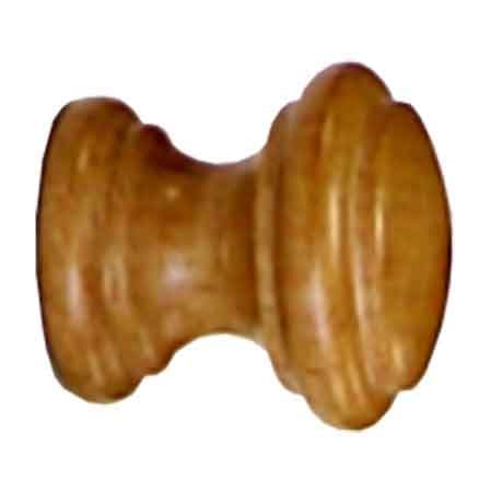 Pomolo Legno Verniciato 114 Ø 30 Noce Scuro - 2