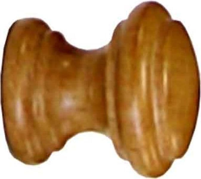 Pomolo Legno Verniciato 114 Ø 30 Noce Chiaro – Autres