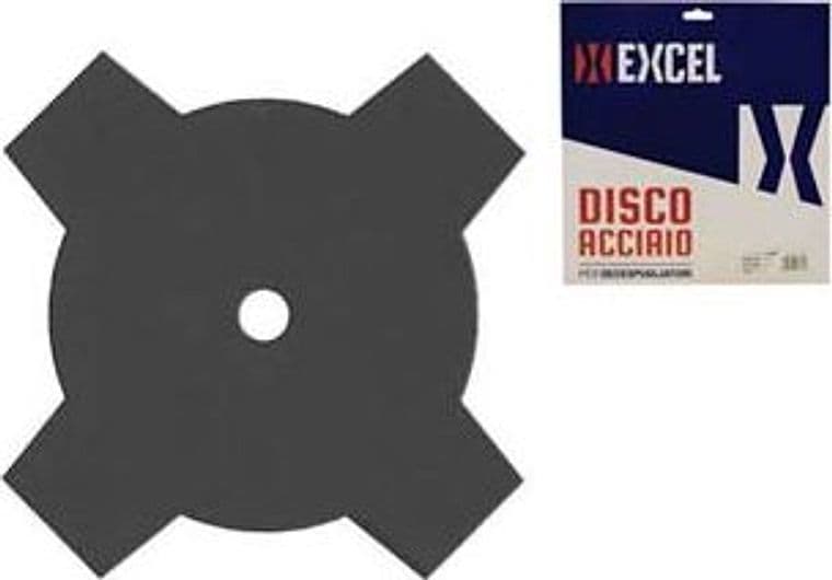 Disco in Metallo per Decespugliatore a 4 Denti Excel