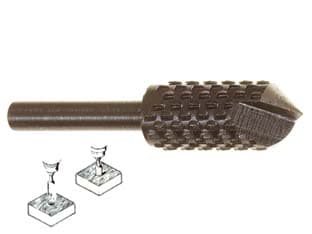 Fresa Raspa a Svasare Rotativa per Legno Codolo 6 mm Pg 438,00 Pg 5 Blister - 2