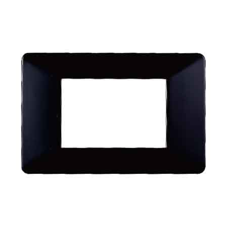 Placca Coprinterruttori Nera Starlight 4 Moduli Elettroit - 2