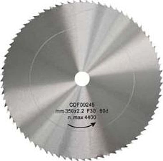Disco Lama Circolare Cromo Vanadio Dentatura Normale Ø 600 mm Foro 30 Denti - 2