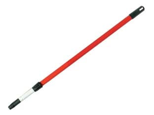 Asta Telescopica in Metallo Plastificato con Vite 1,50 m per Scope 6 Pezzi - 2