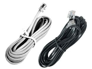 Cavo Lineare Telefonico Plug 6 4 3 m Nero 21281 Fanton - 2