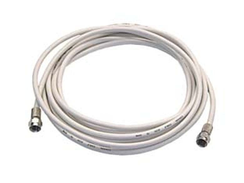 Prolunga Tv Cavo Coax con Connettori F + o Ring 2 m ART.31090 2 Pezzi - 2