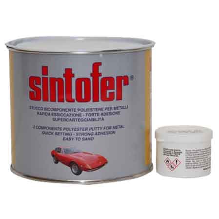 Stucco per Metallo Sintofer 500 ml Sintolit Grigio - 2