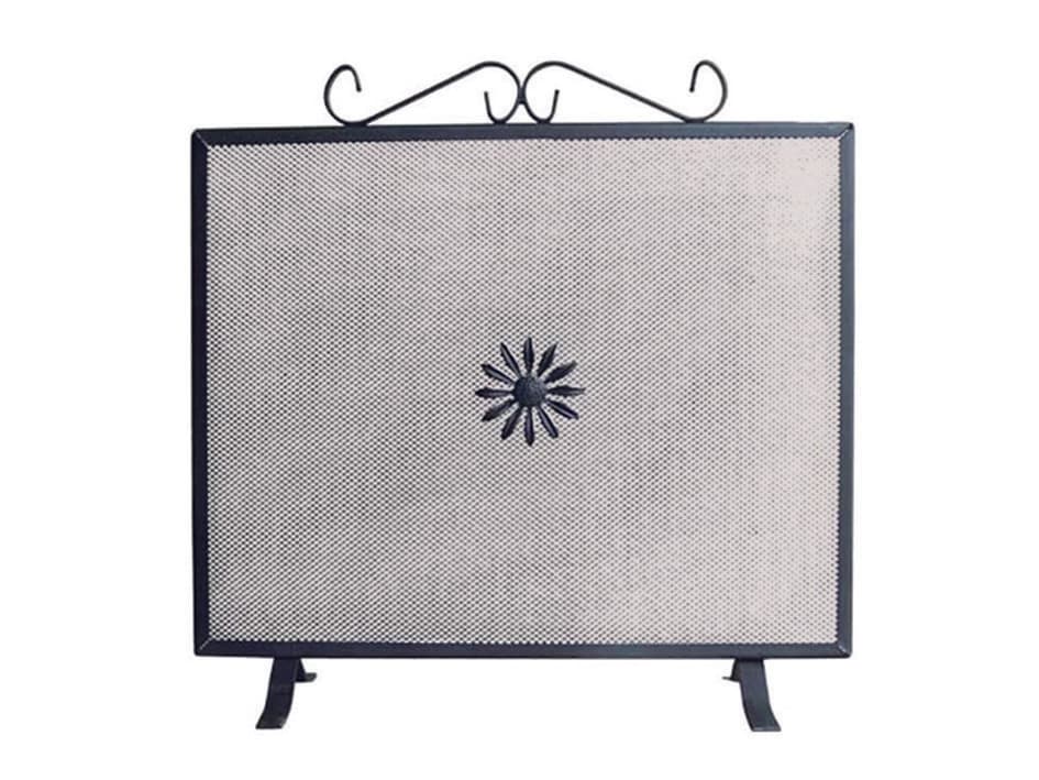 Parascintille Quadrato con Decoro per Camino 40 CMX50H - 2