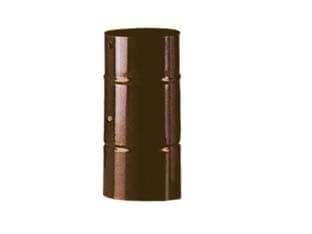 Tubo Porcellanato con Foro per Serranda Marrone Lucido Ø 12 mm CMX25 Save - 2