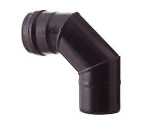 Gomito a 90 ° per Stufe a Pellet Nero Opaco Pesante 12 mm Ee ¸ 8 cm Save - 2