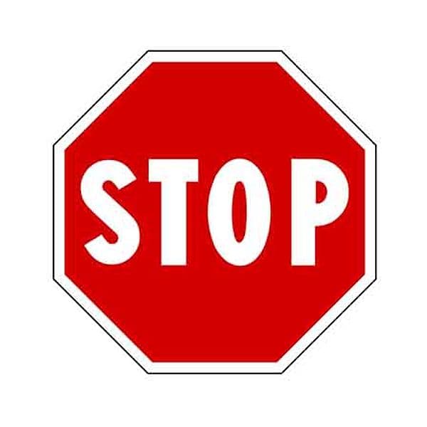 Segnale Stradale FIG.37 Stop Ø 60 cm - 2
