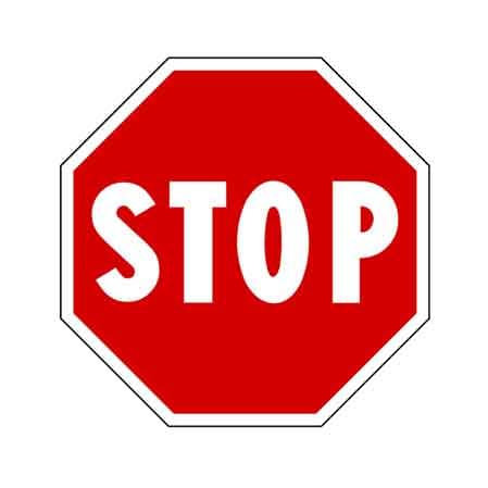 Segnale Stradale FIG.37 Stop Ø 60 cm - 2