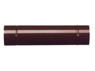 Tubo Porcellanato per Stufe a Legna Marrone Lucido Ø 13 mm CMX100 Save - 2