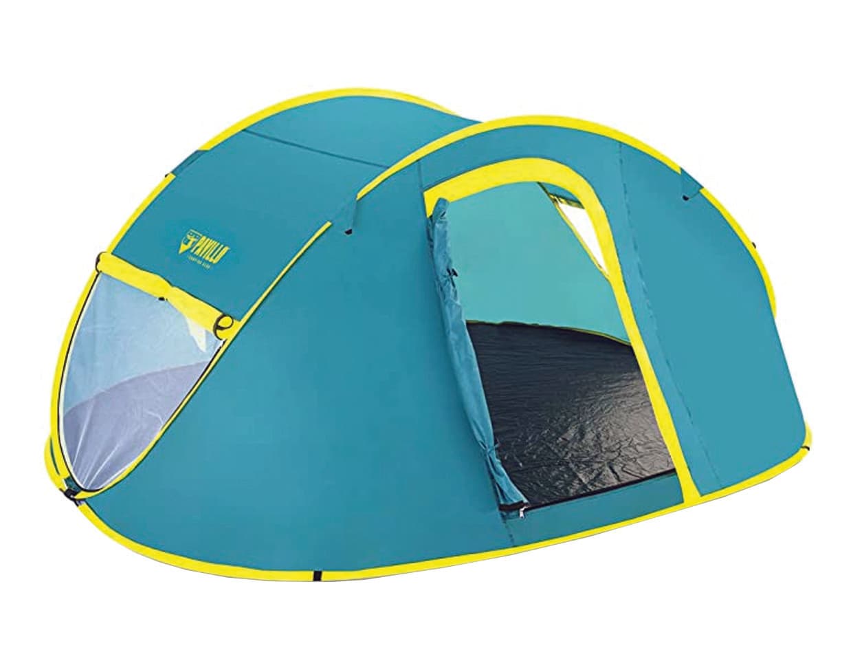 Tenda da Campeggio Cool MOUNT4 Pop Up 4 Posti 240 CMX210X100H. Peso 2,35 kg - 2