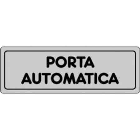 Etichetta Porta Automatica 15 x 5 cm 10 Pezzi - 2