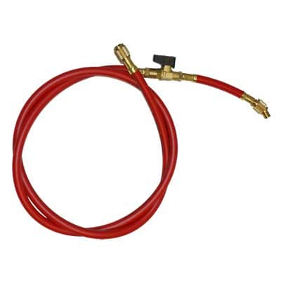 Tubo Flessibile Singolo con Rubinetto a ¼ F ¼ x R407 Hywerk - 2
