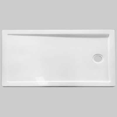 Piatto Doccia Rettangolare in Resina Speciale 80 x 100 H 4 Cardinale - 2