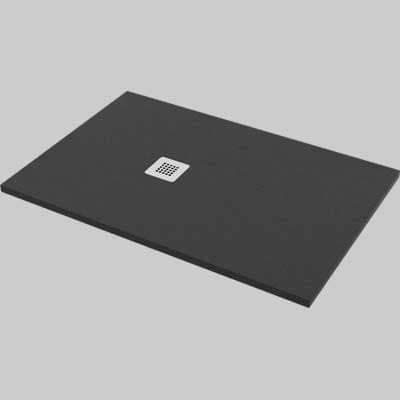 Piatto Doccia Rettangolare Effetto Pietra Grigio 90 x 100 Made in Italy - 2