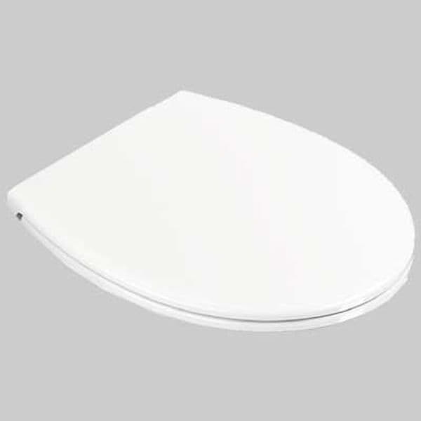 Copriwater Sedile WC Termoindurente Short Slim Chiusura Ammortizzata - 2