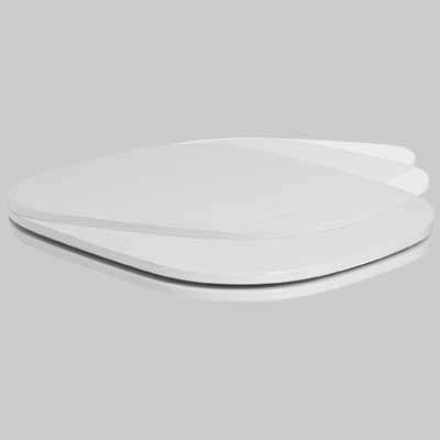 Copriwater Sedile WC Termoindurente Glaze Chius. Rallentata Azzurra - 2