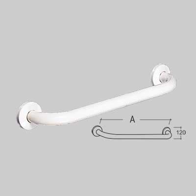 Corrimano Lineare Preverniciato Bianco a 35 cm 2 Fissaggi Made in Italy - 2