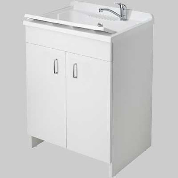 Mobile Lavatoio Compact 2 Ante L60 P60 H85 Negrari - 2